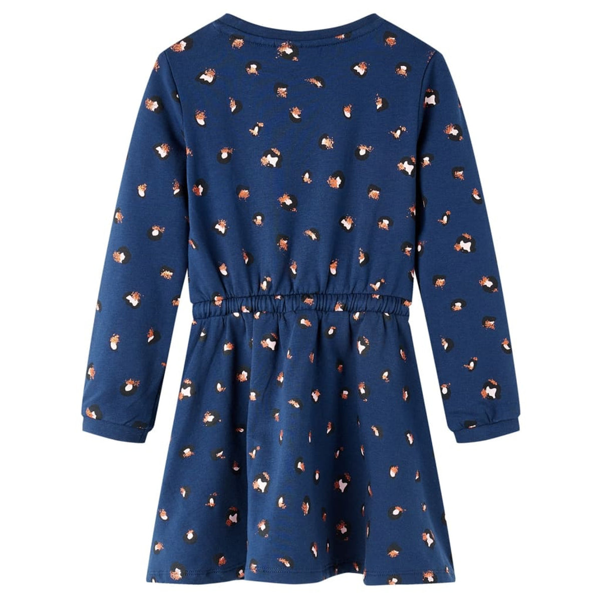 Dress Cotton Navy Blue 128 Kids' Dresses Kids' Dresse Kids'Dress Long 128