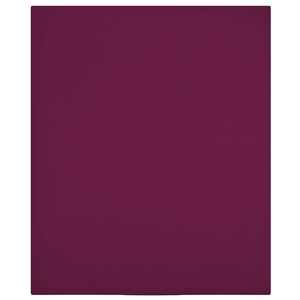 Jersey Fitted Sheet Bordeaux Cotton 200 x 140 cm Bedroom Furniture Bedstead