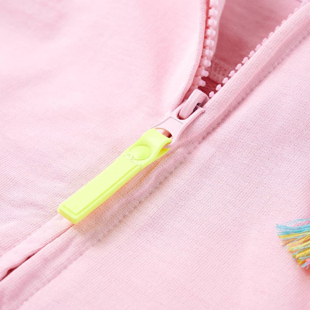 Sweatshirt Cotton Bright Pink 92 Kids Clothing Children's Top Kids Wear Zip 92