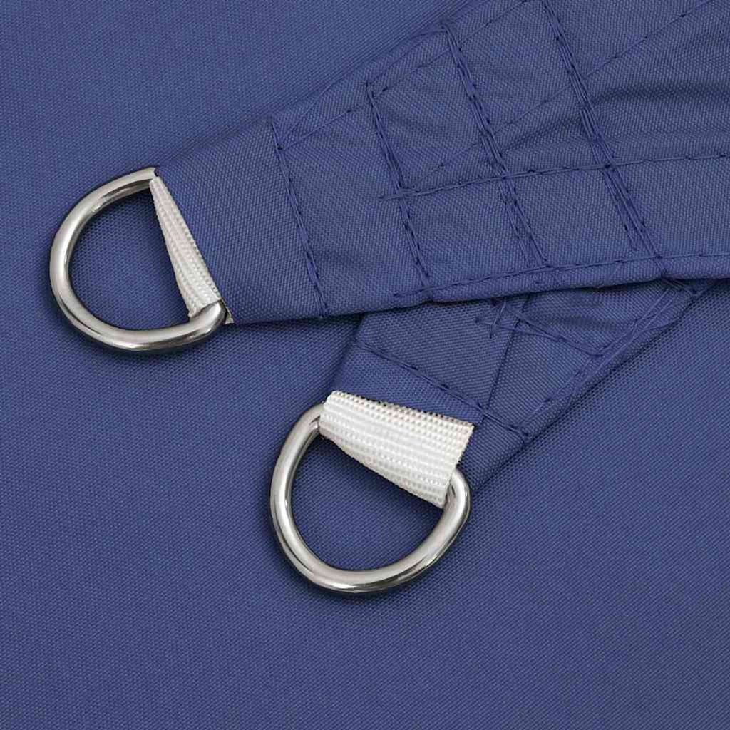 Sunshade Sail Oxford Fabric Blue Water Resistant UV Resistant 500 x 500 cm