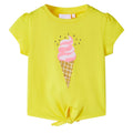Kids T-Shirt Cotton Yellow 104 Children's Top Kids Clothing Kids Variant 3