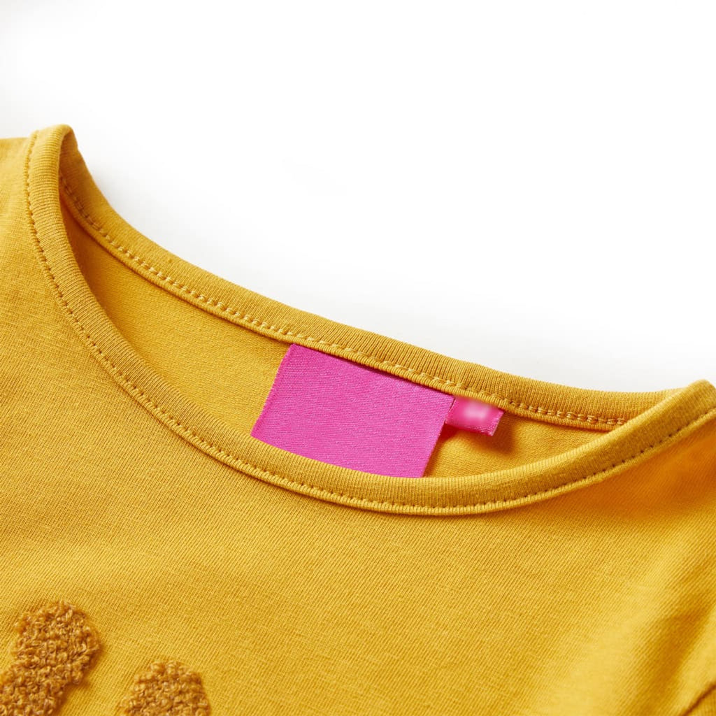 Kids T-Shirt Cotton Dark Ochre 116 Children's Top Kids Clothing Kids Variant 6