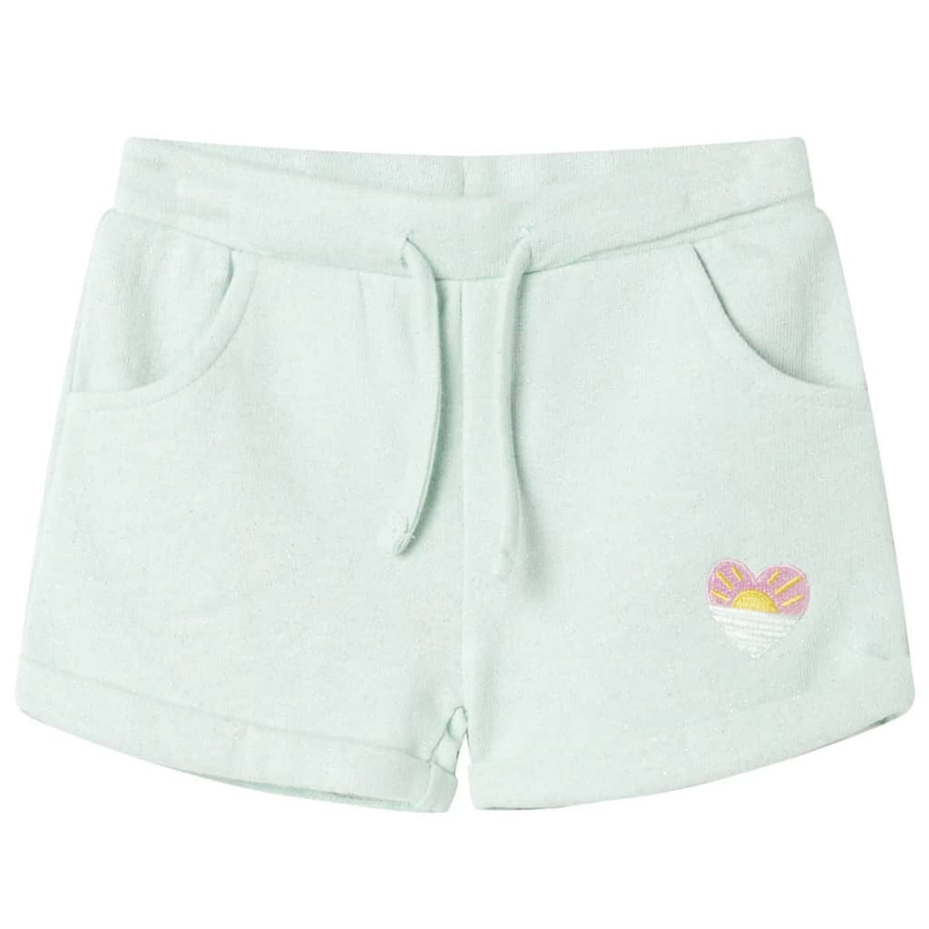 Shorts Cotton Mixed Light Mint 128 Kids' Bottoms Kids' Bottom Kids'Shorts 128