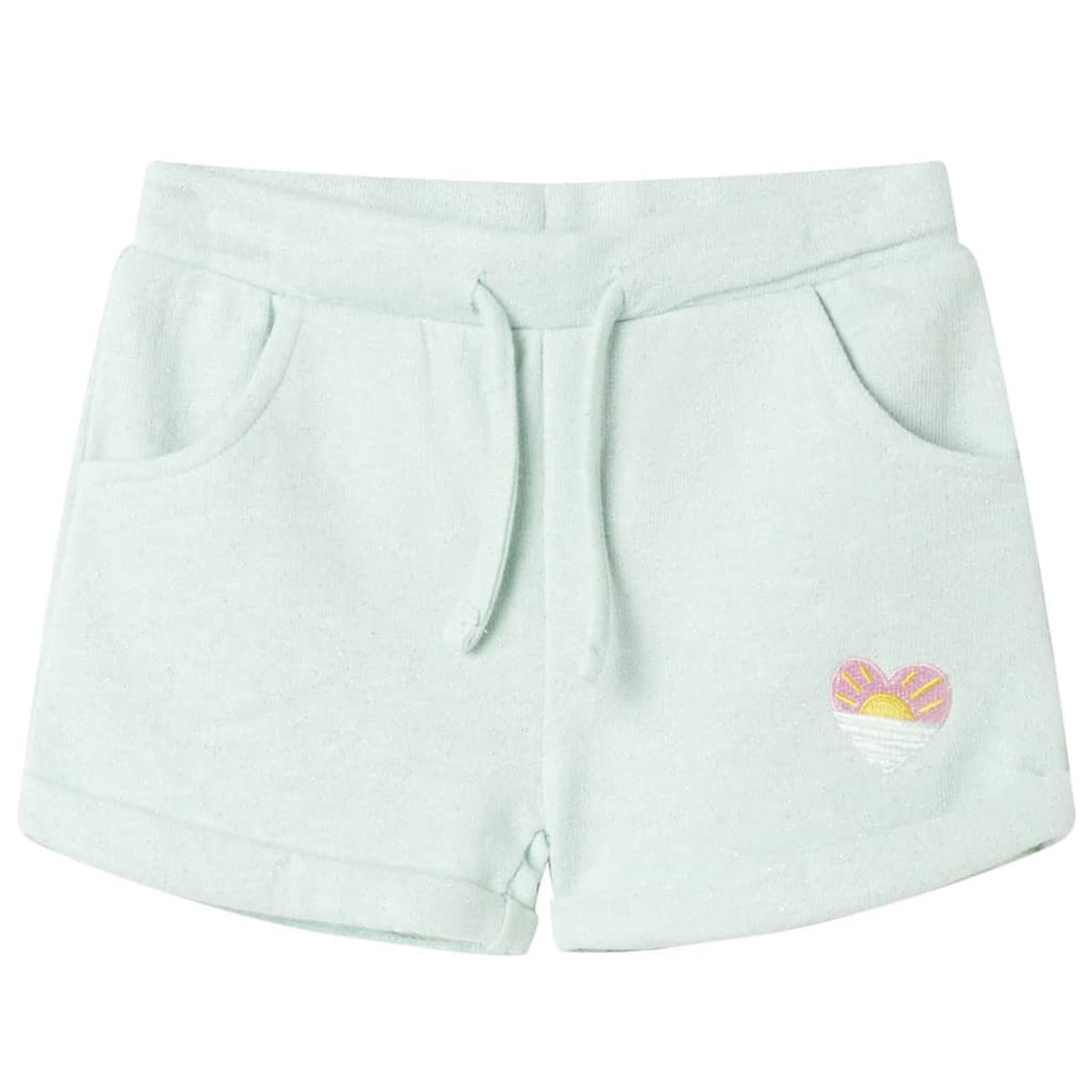 Shorts Cotton Mixed Light Mint 128 Kids' Bottoms Kids' Bottom Kids'Shorts 128
