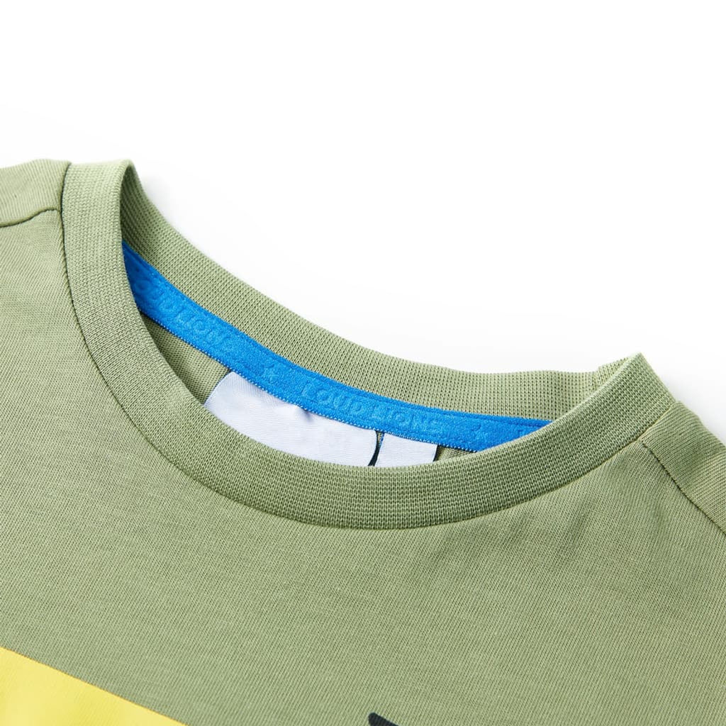 Kids T-Shirt Cotton Light Khaki 140 Children's Top Kids Clothing Variant 2