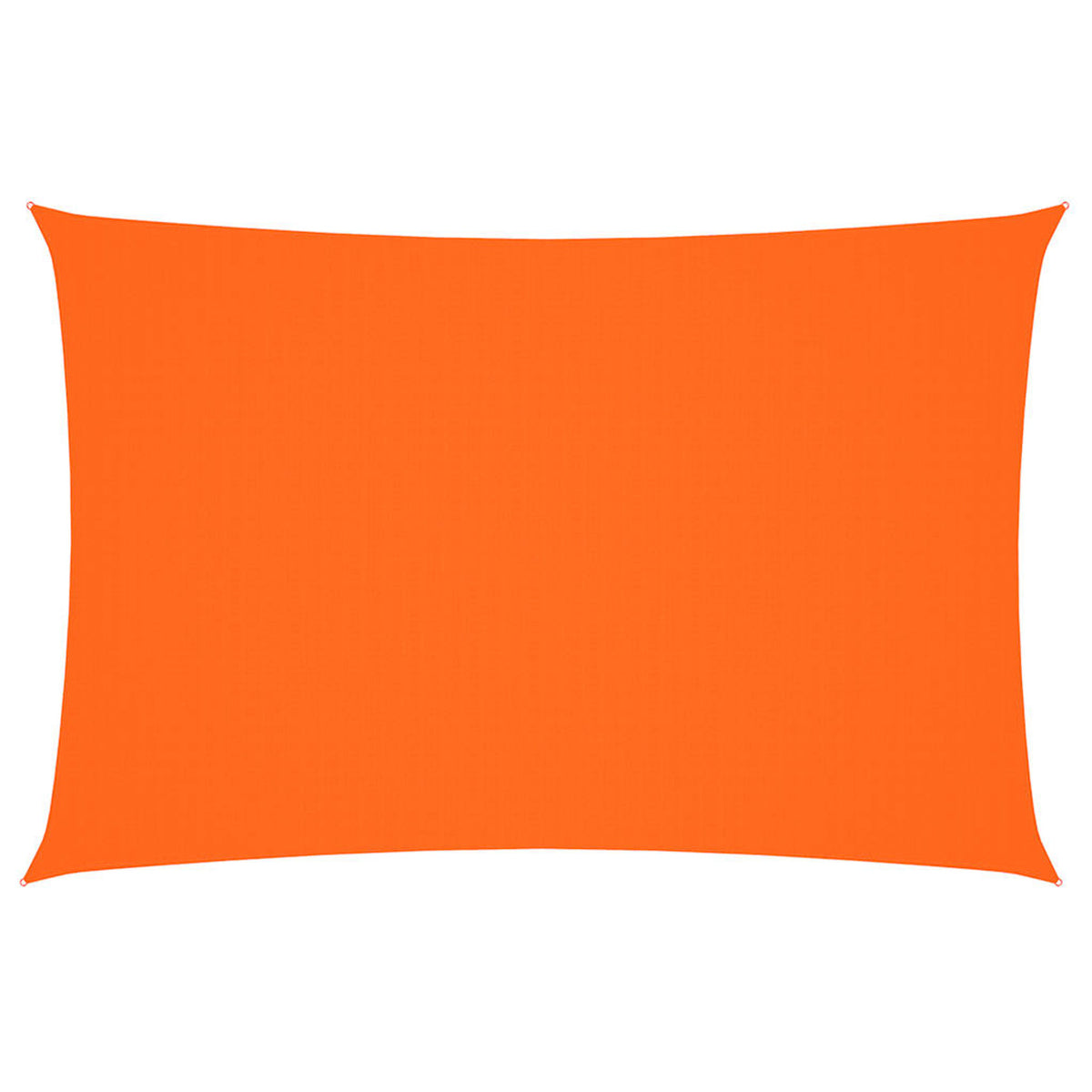 Sunshade Sail Oxford Fabric Orange Water Resistant UV Resistant 200 x 400 cm