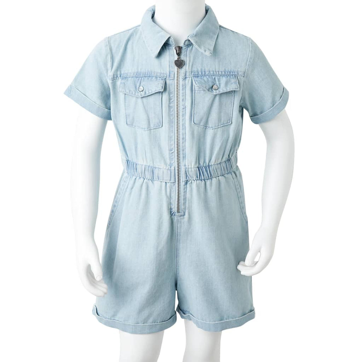 Kids' Clothing Cotton Soft Blue 92 Kids'Onesie Short 92 (suitable for 1.5-2