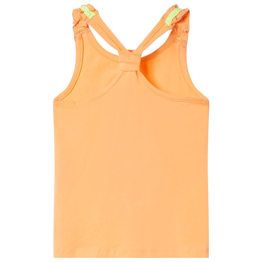 Kids'Tank Top Bright Cotton Bright Orange 104 Kids Clothing Children's Wear