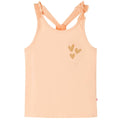 Kids'Tank Top Light Cotton Light Orange 128 Kids Clothing Children's Wear 128