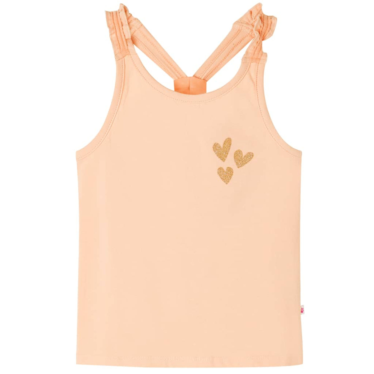 Kids'Tank Top Light Cotton Light Orange 128 Kids Clothing Children's Wear 128