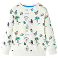 Sweatshirt Cotton Soft Ecru 104 Kids Clothing Children's Top Kids Wear 104