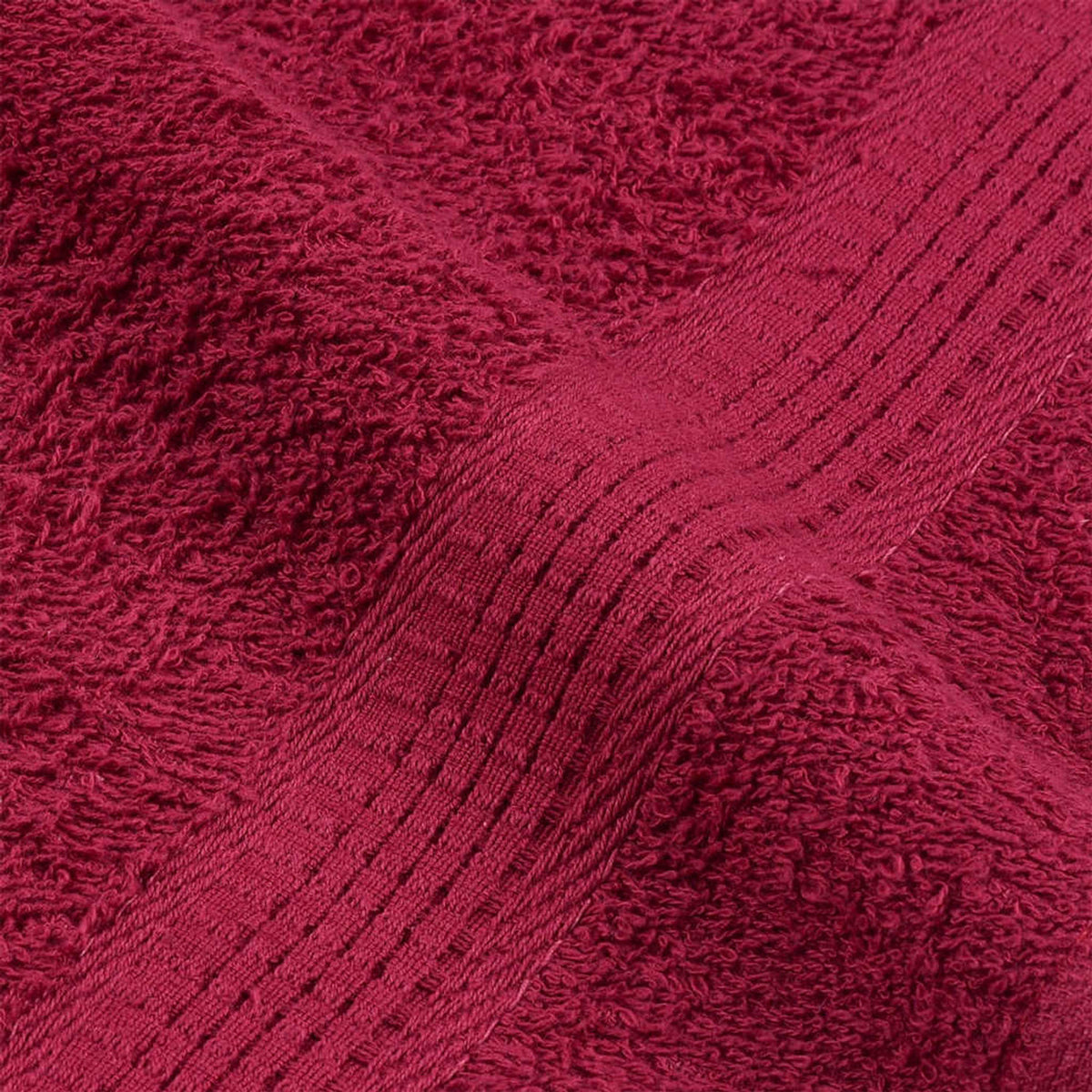 Towel Cotton Bordeaux 200 x 80 cm Bathroom Bath Linen Home Towels 2 pcs Sauna