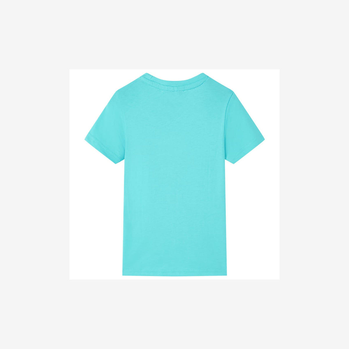 Kids T-Shirt Cotton Aqua 140 Children's Top Kids Clothing Kids Wear Kids' Tops