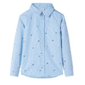 Kids'Shirt Light Cotton Light Blue 128 Kids Clothing Children's Wear Kids'