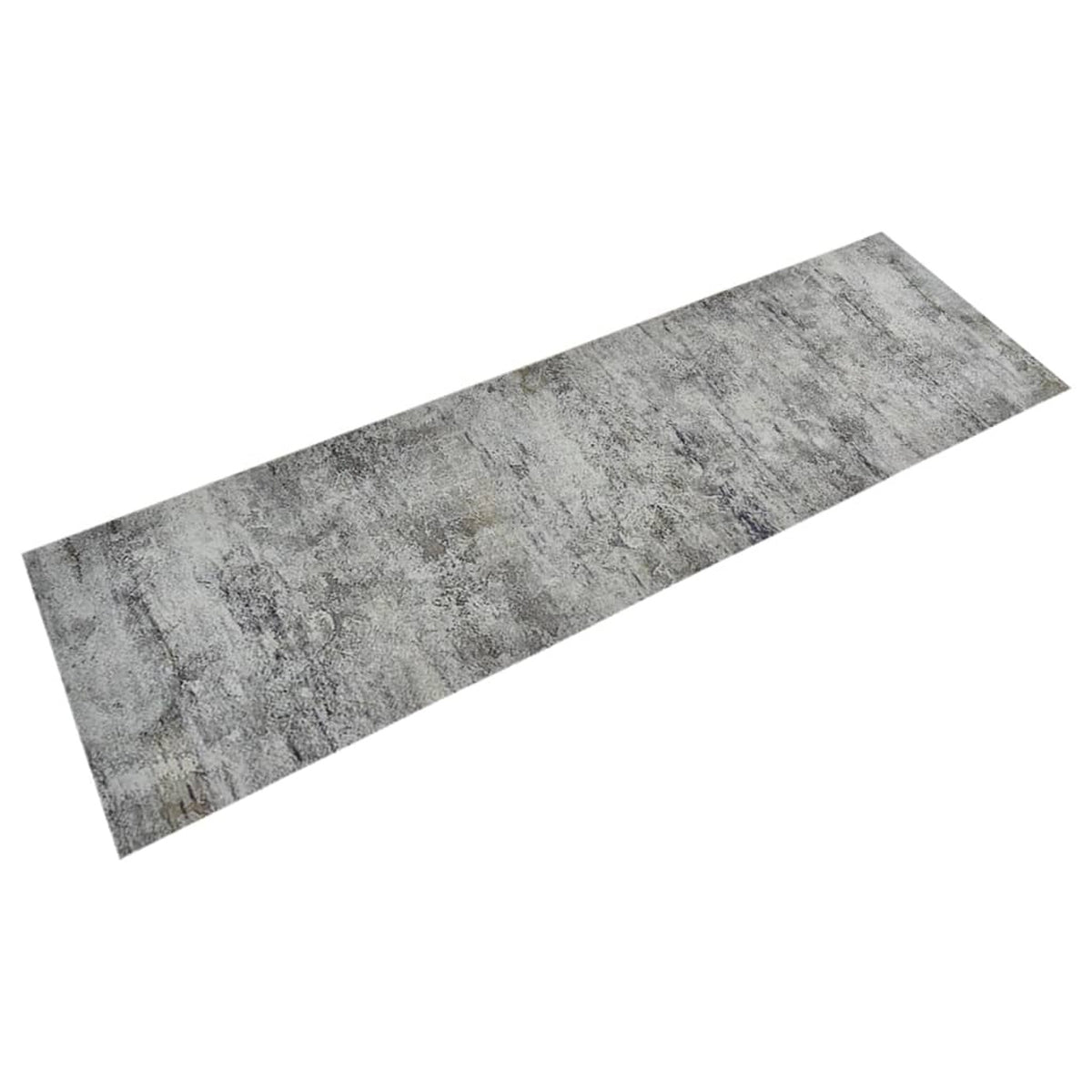 Rug Velvet (100% Polyamide) Grey 180 x 60 x 0.5 cm Floor Mat Home Variant 4