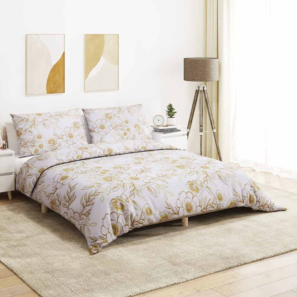 Duvet Cover Cotton White 200 x 200 cm Bedding Bed Linen Bedroom Variant 8