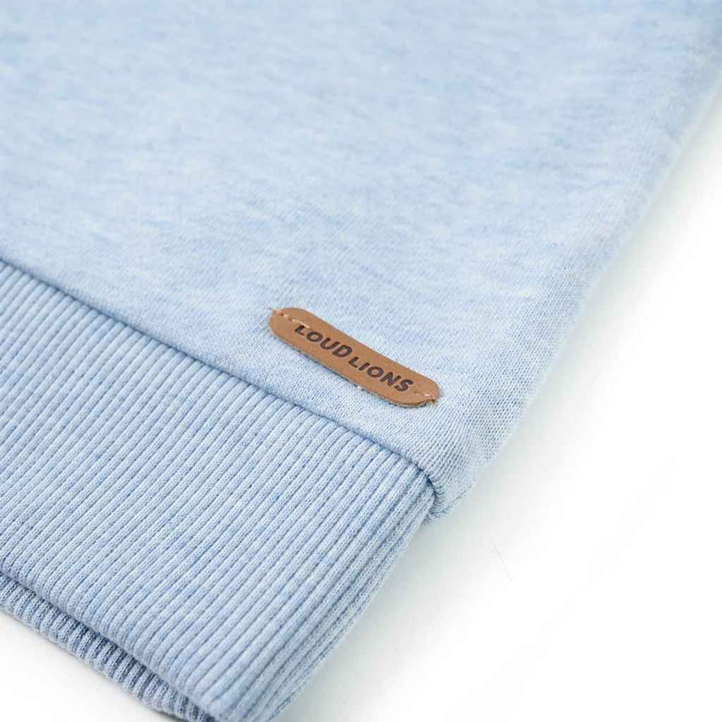 Sweatshirt Cotton Soft Blue Melange 128 Kids Clothing Children's Top Variant 2