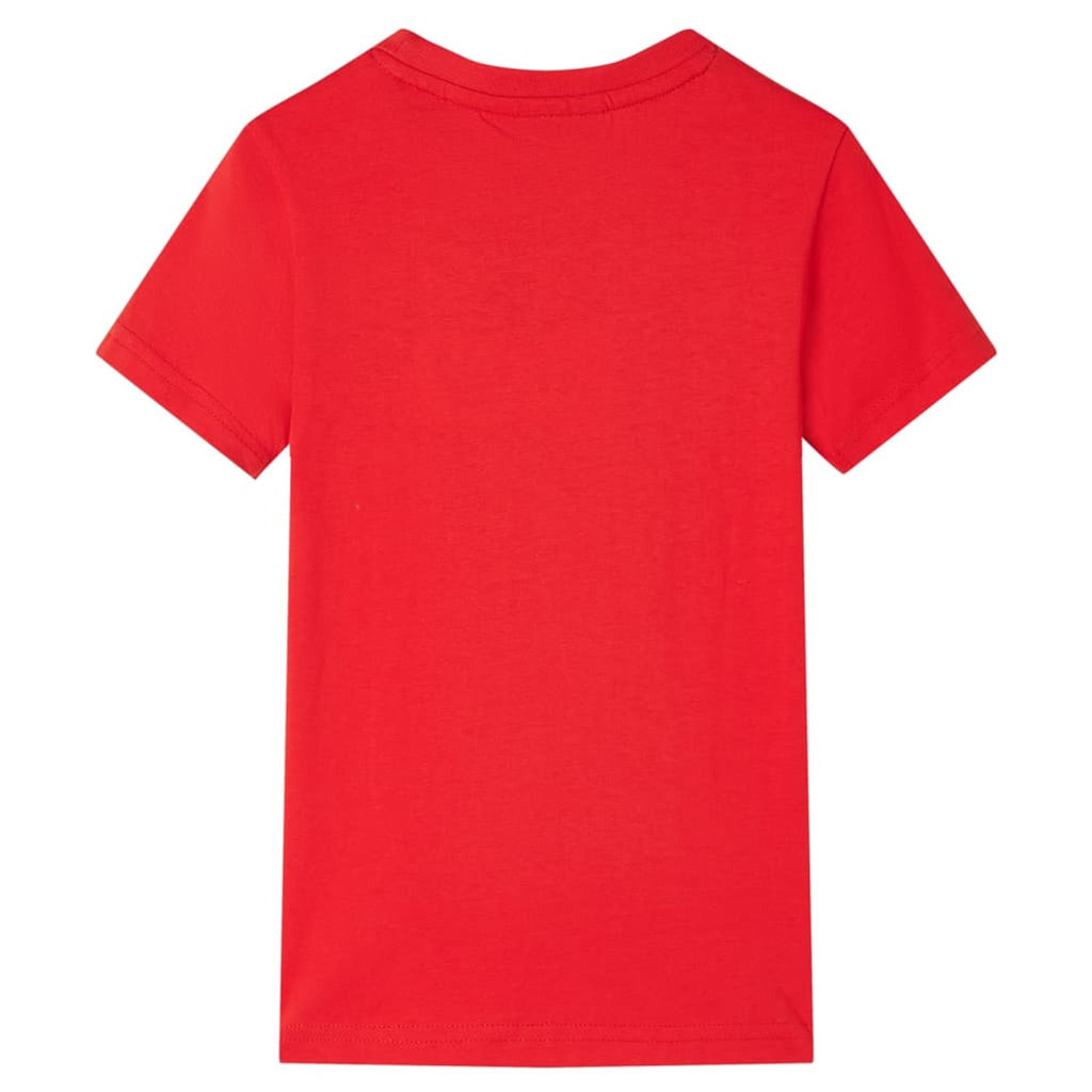 Kids T-Shirt Cotton Red 116 Children's Top Kids Clothing Kids Wear Variant 4