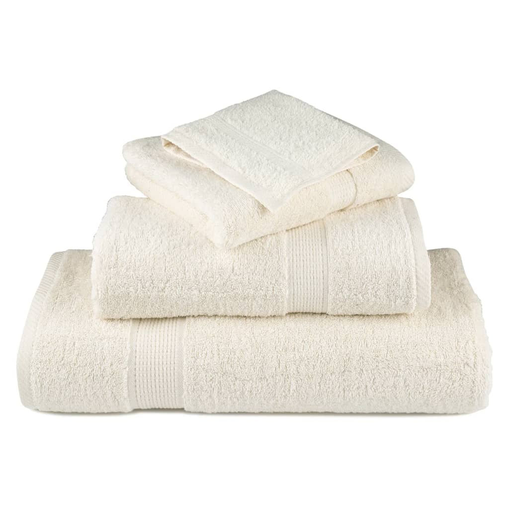 Towel Cotton Cream 30 x 30 cm Bathroom Bath Linen Home Towels 10 pcs Variant 2