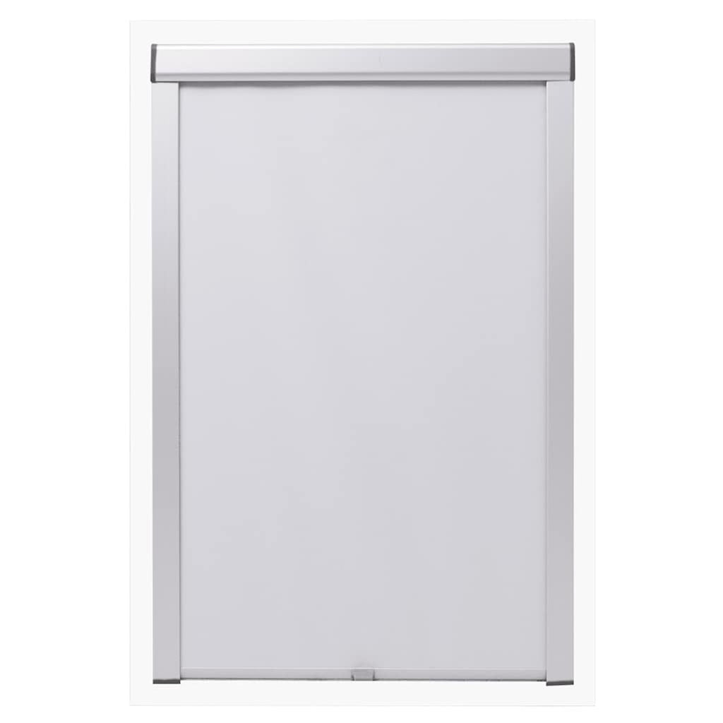 Roller Blind Blackout Fabric White 60.3 x 118 cm Window Shade Window Covering