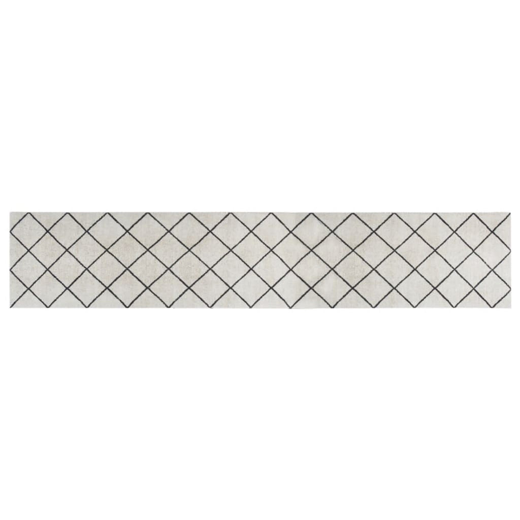Rug Velvet (100% Polyamide) Grey 300 x 60 x 0.5 cm Floor Mat Home Variant 3
