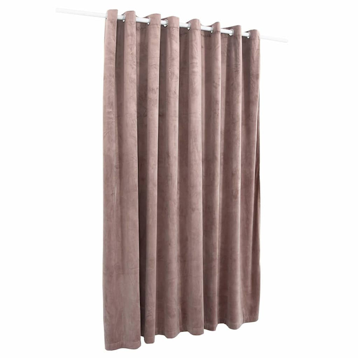 Blackout Curtain Velvet Antique Pink 290 x 245 cm Window Dressing Curtains