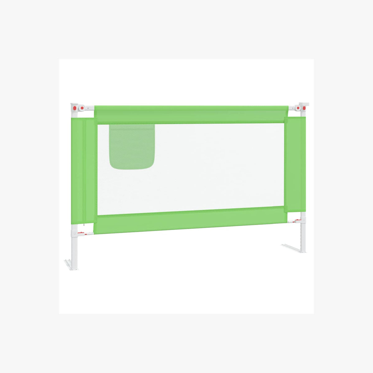 Toddler Safety Bed Rail Fabric (100% Polyester) Green 120 x 25 x 95 cm