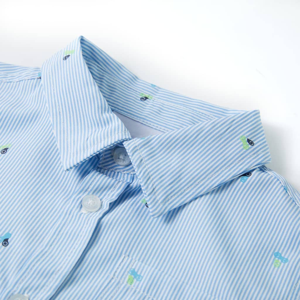 Kids'Shirt Light Cotton Light Blue 92 Kids Clothing Children's Wear Kids' Tops