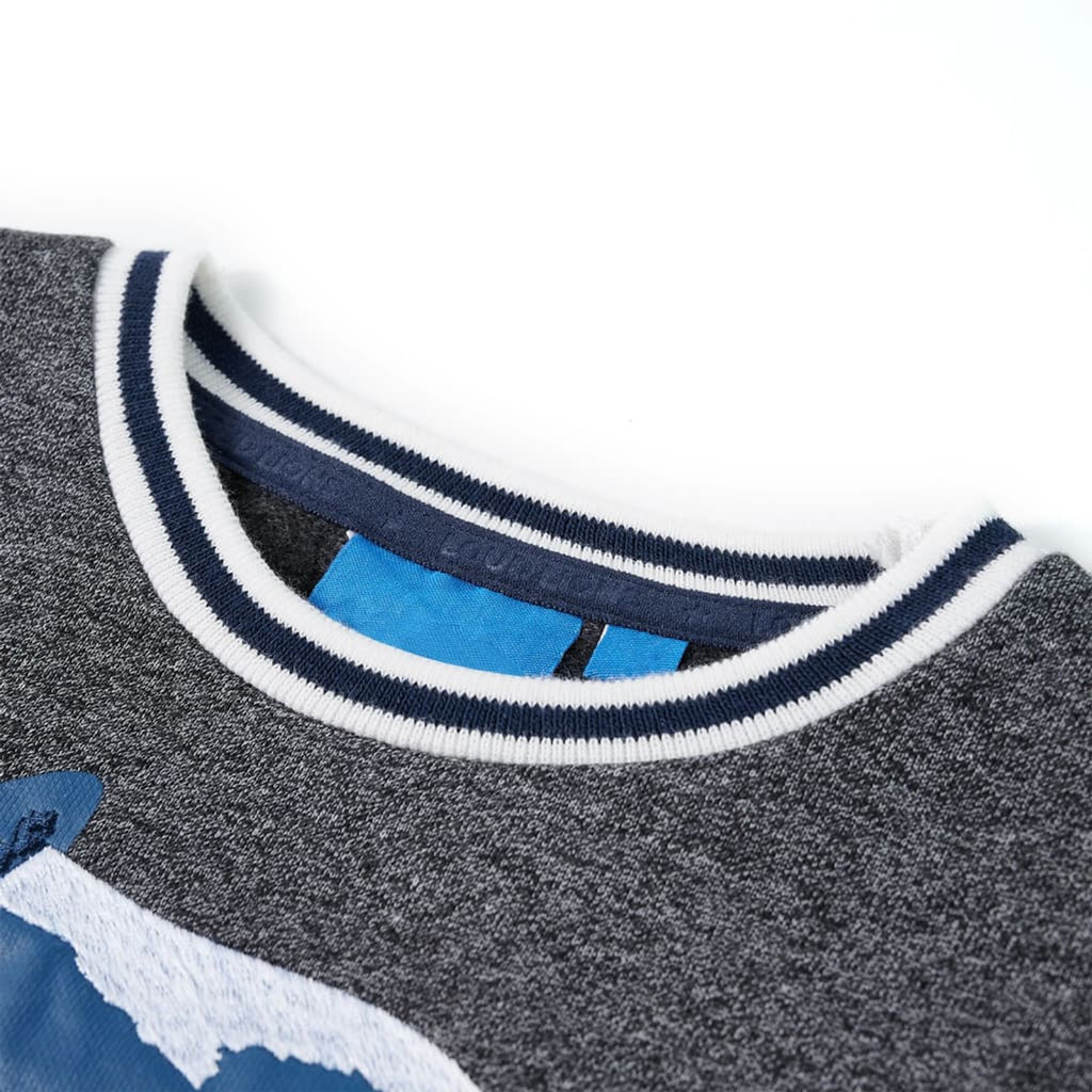 Sweatshirt Cotton Navy Melange 92 Kids Clothing Children's Top Kids Variant 4