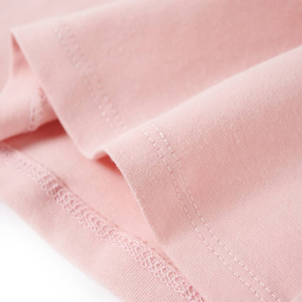 Kids T-Shirt Cotton Light Pink 116 Children's Top Kids Clothing Kids Wear