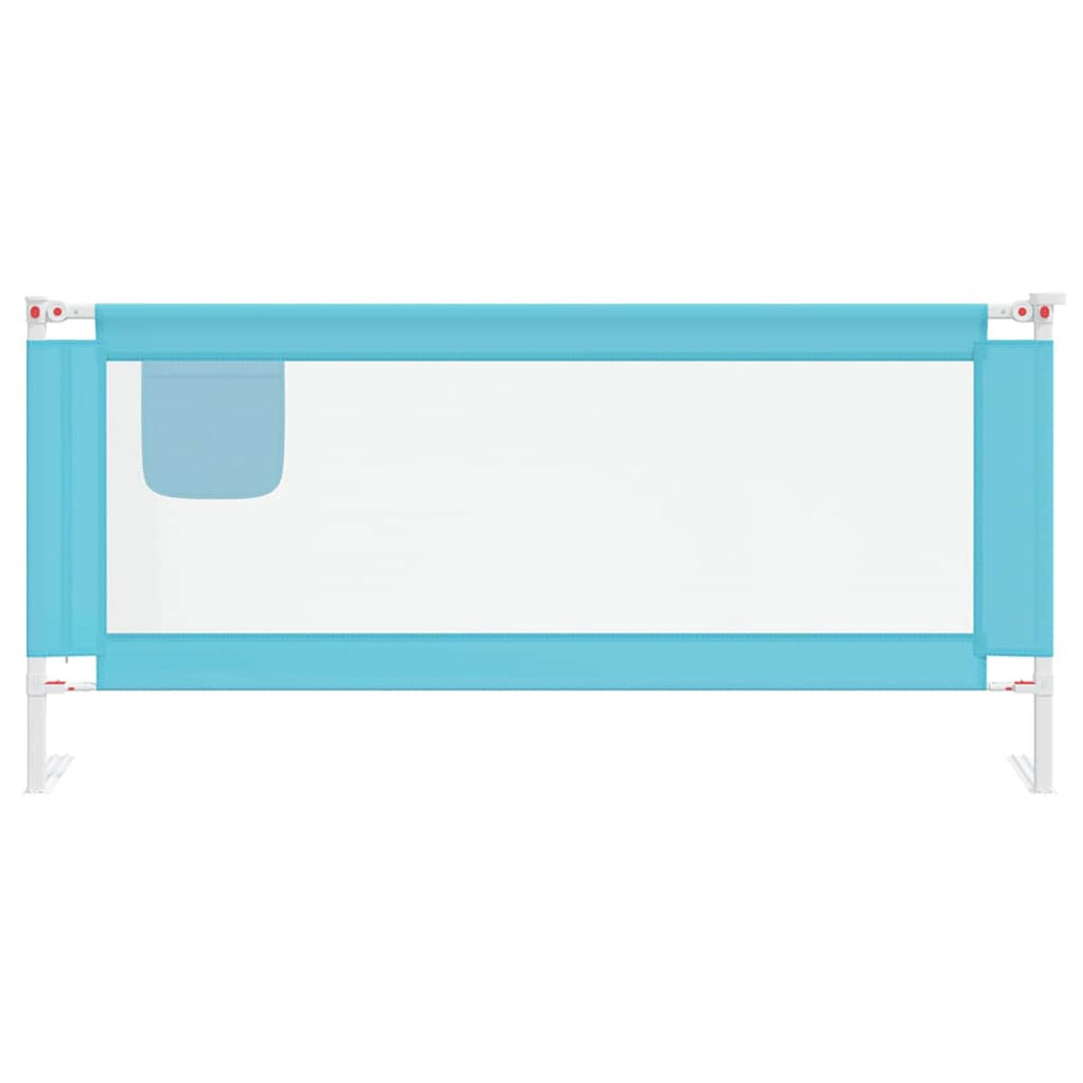 Toddler Safety Bed Rail Fabric (100% Polyester) Blue 200 x 25 x 95 cm Bedguard