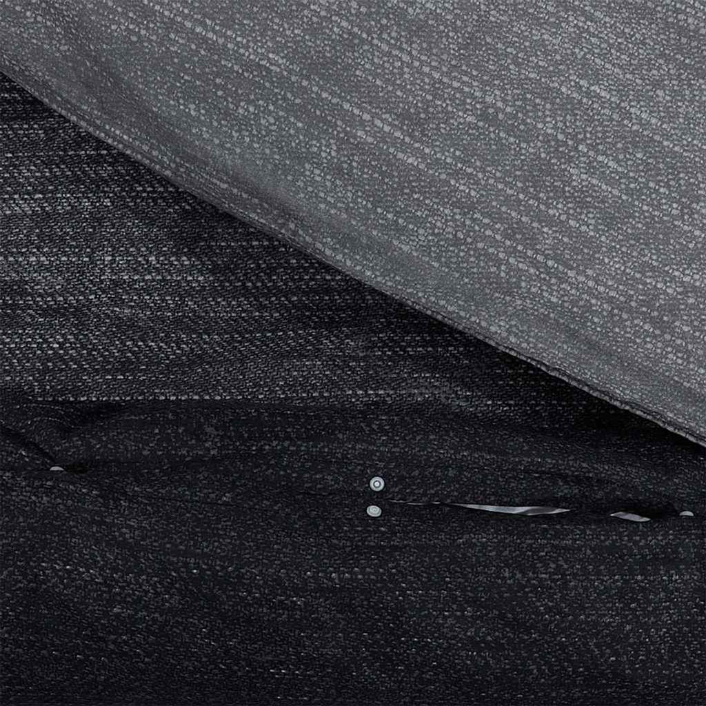 Duvet Cover Cotton Dark Grey 200 x 200 cm Bedding Bed Linen Bedroom Variant 6