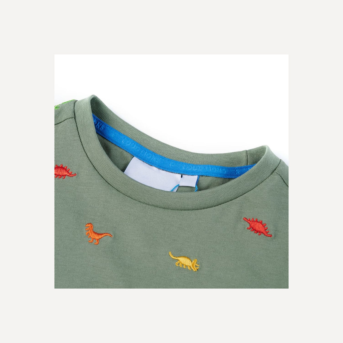 Kids T-Shirt Cotton Khaki 116 Children's Top Kids Clothing Kids Wear Variant 2