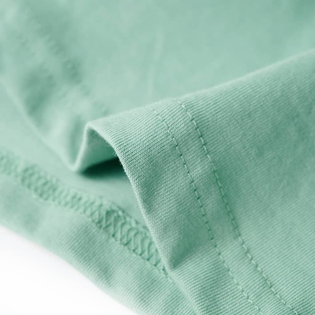 Kids T-Shirt Cotton Green 140 Children's Top Kids Clothing Kids Wear Variant 4