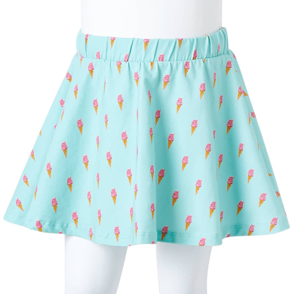 Kids'Skirt Light Mint Cotton 140 Kids' Bottoms Kids' Bottom 140 (suitable for