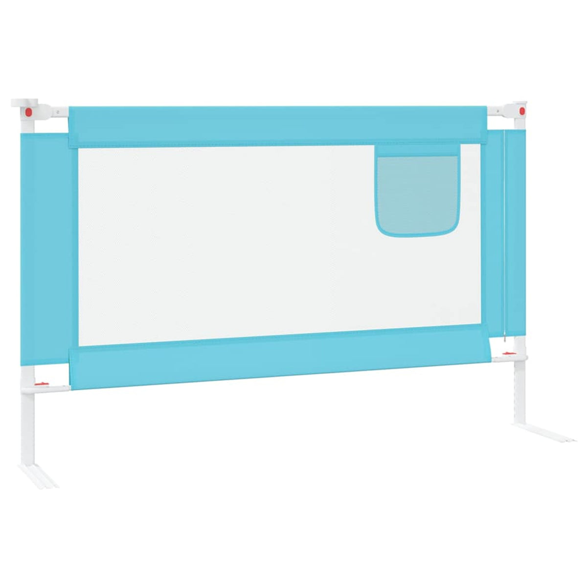 Toddler Safety Bed Rail Fabric (100% Polyester) Blue 120 x 25 x 95 cm Bedguard
