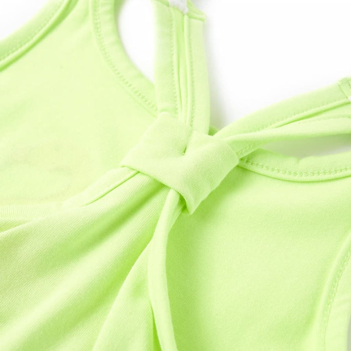 Kids'Tank Top Neon Cotton Neon Yellow 128 Kids Clothing Children's Wear 128