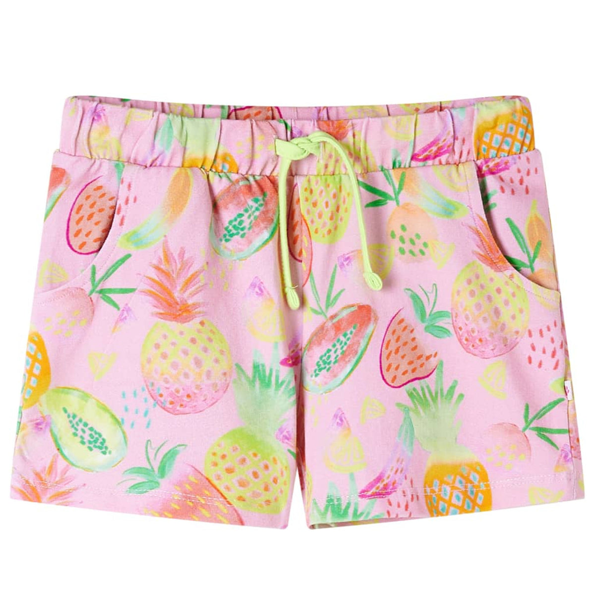 Shorts Cotton Soft Pink 116 Kids' Bottoms Kids' Bottom Kids'Shorts Drawstring