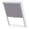 Roller Blind Blackout Fabric Grey 60.3 x 98.2 cm Window Shade Window Covering