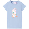 Kids T-Shirt Cotton Blue 92 Children's Top Kids Clothing Kids Wear Kids' Tops