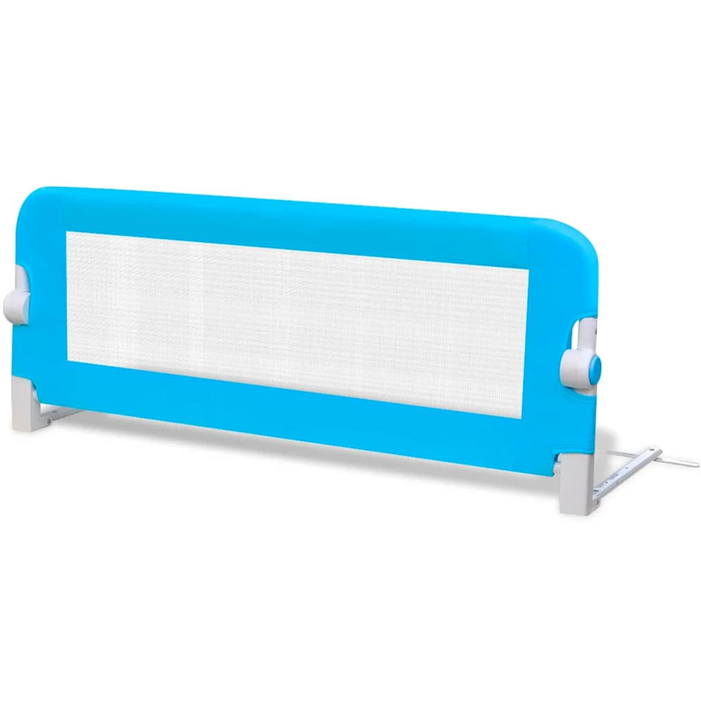Toddler Safety Bed Rail Polyester Blue 102 x 36.5 x 42 cm Child Bed Guard 5x42cm