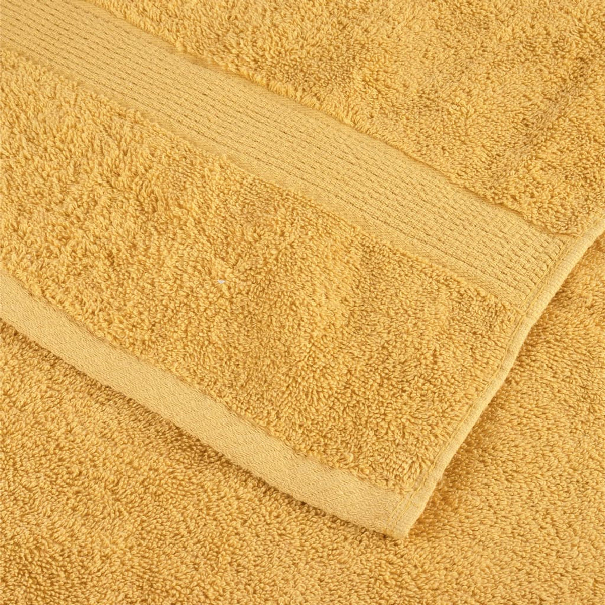 Towel Cotton Gold 140 x 70 cm Bathroom Bath Linen Home Towels 10 pcs Variant 2