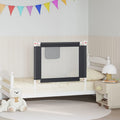 Toddler Safety Bed Rail Dark Fabric (100% Polyester) Dark Grey 90 x 25 x 95 cm