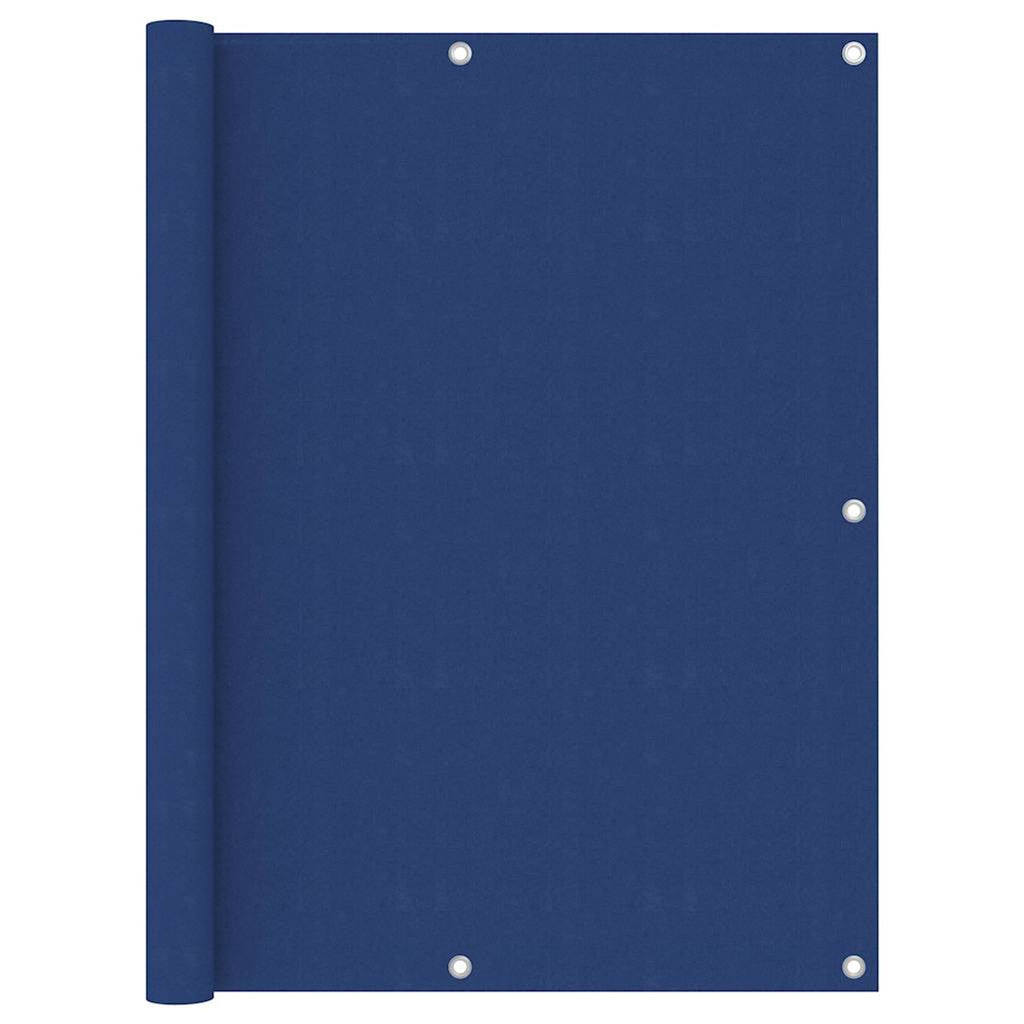 Balcony Screen Oxford Fabric Blue Waterproof UV Resistant 120 x 600 cm 120x600cm
