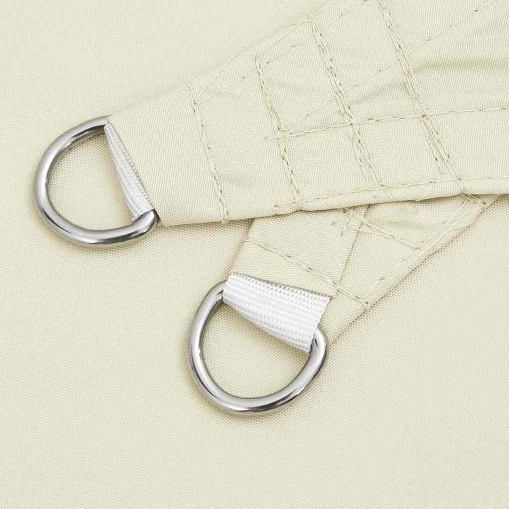 Sunshade Sail Oxford Fabric Cream Water Resistant UV Resistant Variant 14