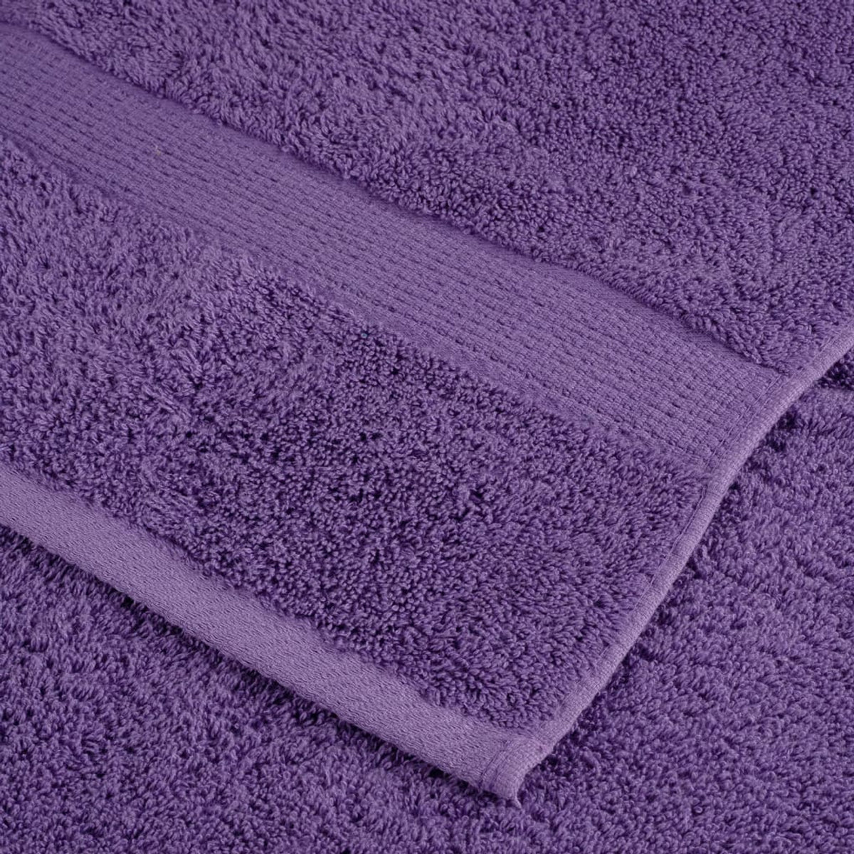 Towel Cotton Purple 100 x 50 cm Bathroom Bath Linen Home Towels 4 Variant 2