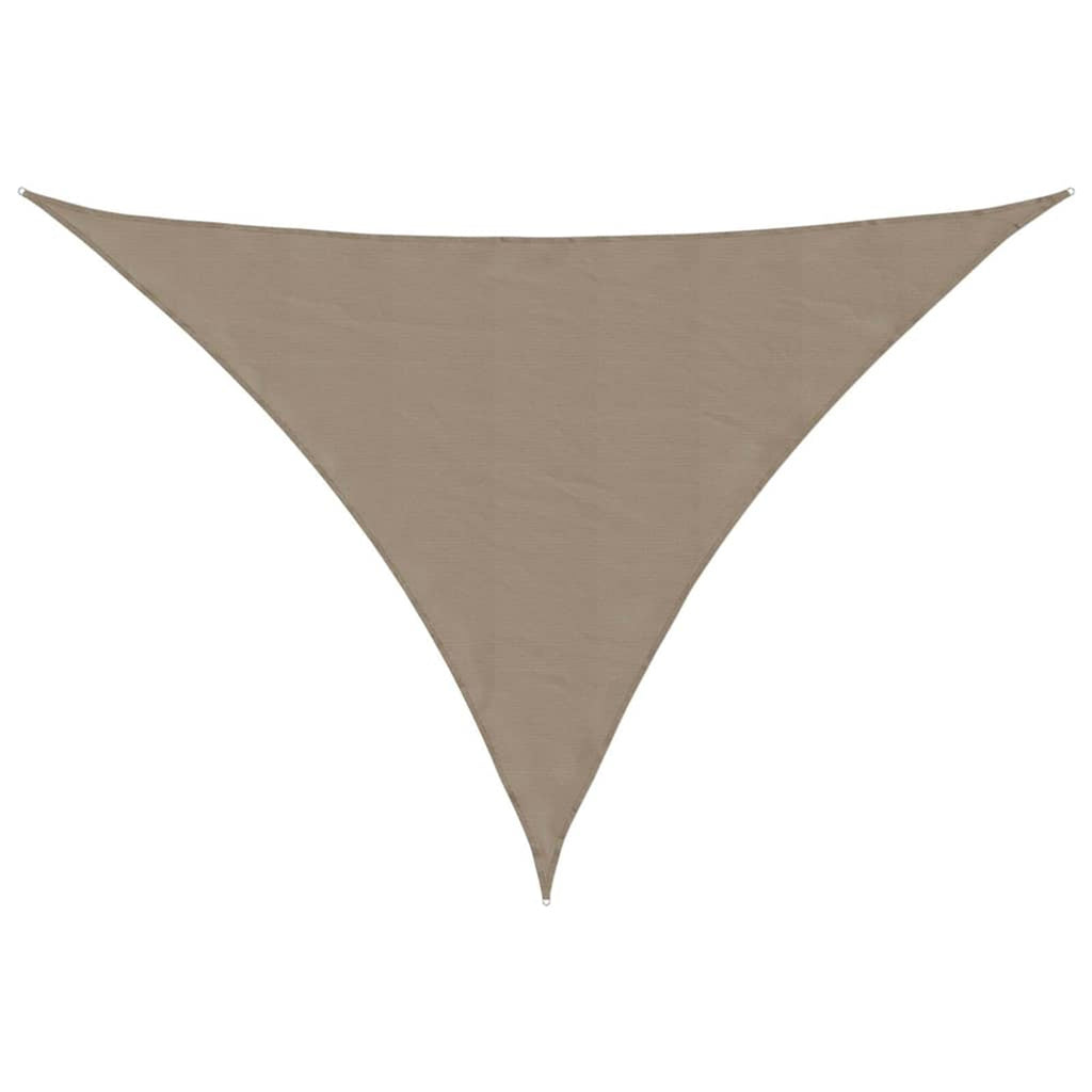 Sunshade Sail Oxford Fabric Taupe Water Resistant UV Resistant Variant 4