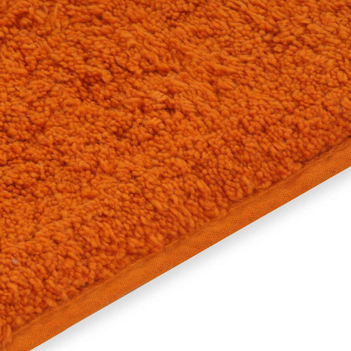 Bathroom Mat Cotton Orange 93 x 63 cm Floor Mat Home Non Slip Bath Mats & Rugs