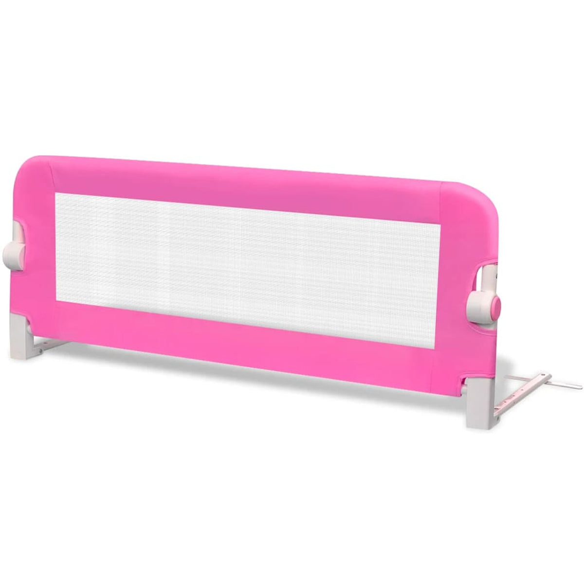 Toddler Safety Bed Rail Polyester Pink 102 x 36.5 x 42 cm Child Bed Guard 5x42cm
