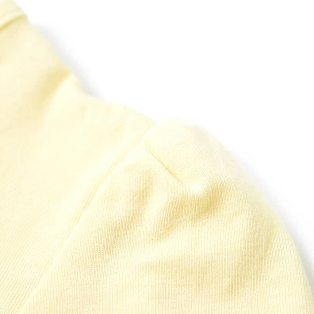 Kids T-Shirt Cotton Soft Yellow 92 Children's Top Kids Clothing Kids Wear 92